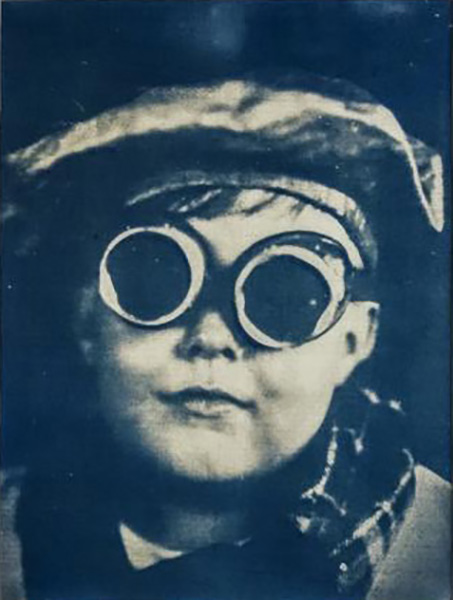 cyanotype from a wetplate