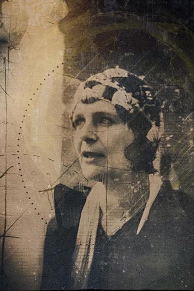 cyanotype from a wetplate