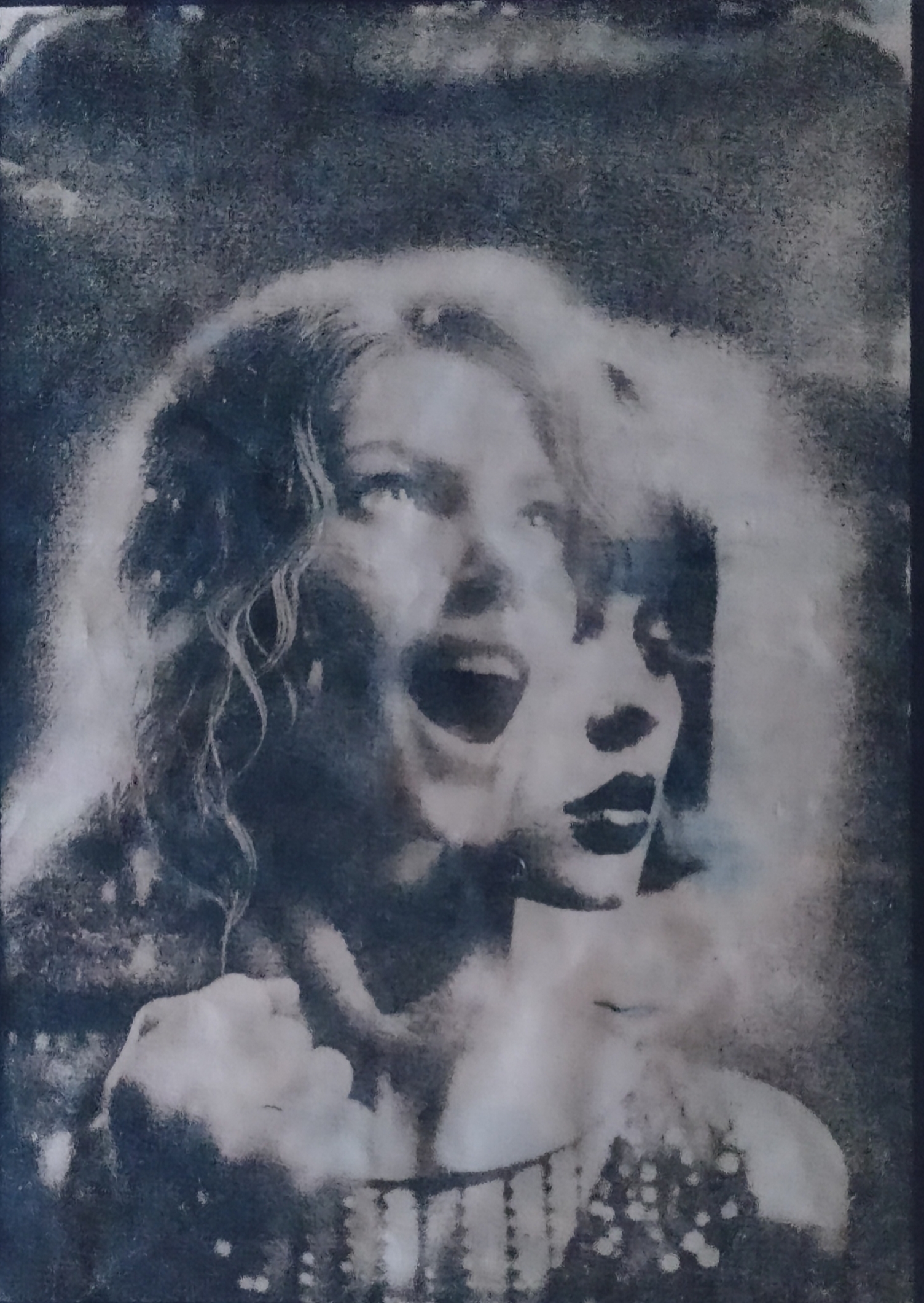 <br>Akt der irdischen Freude<br><small>Cyanotypie</small>