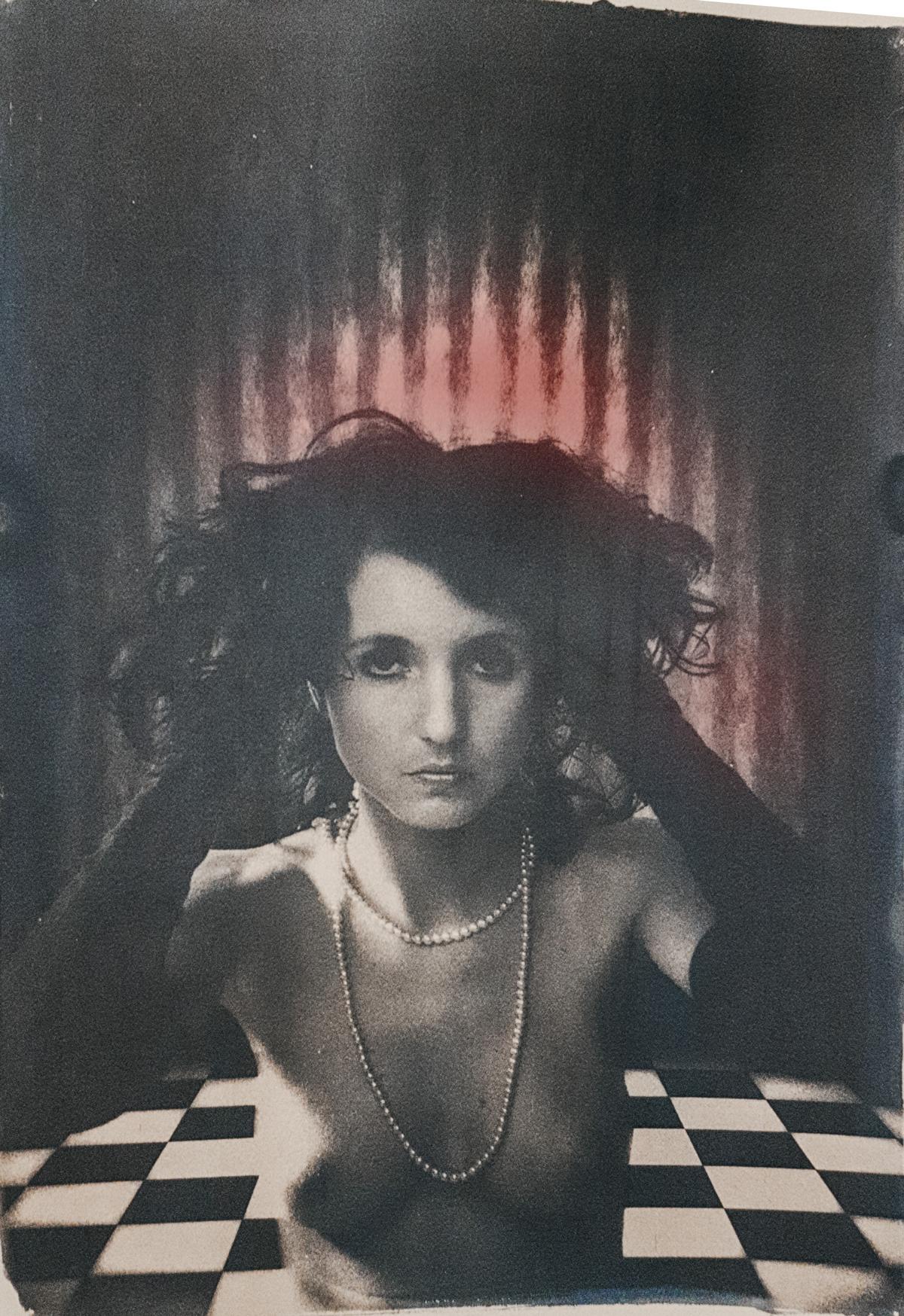 cyanotype, colorized
