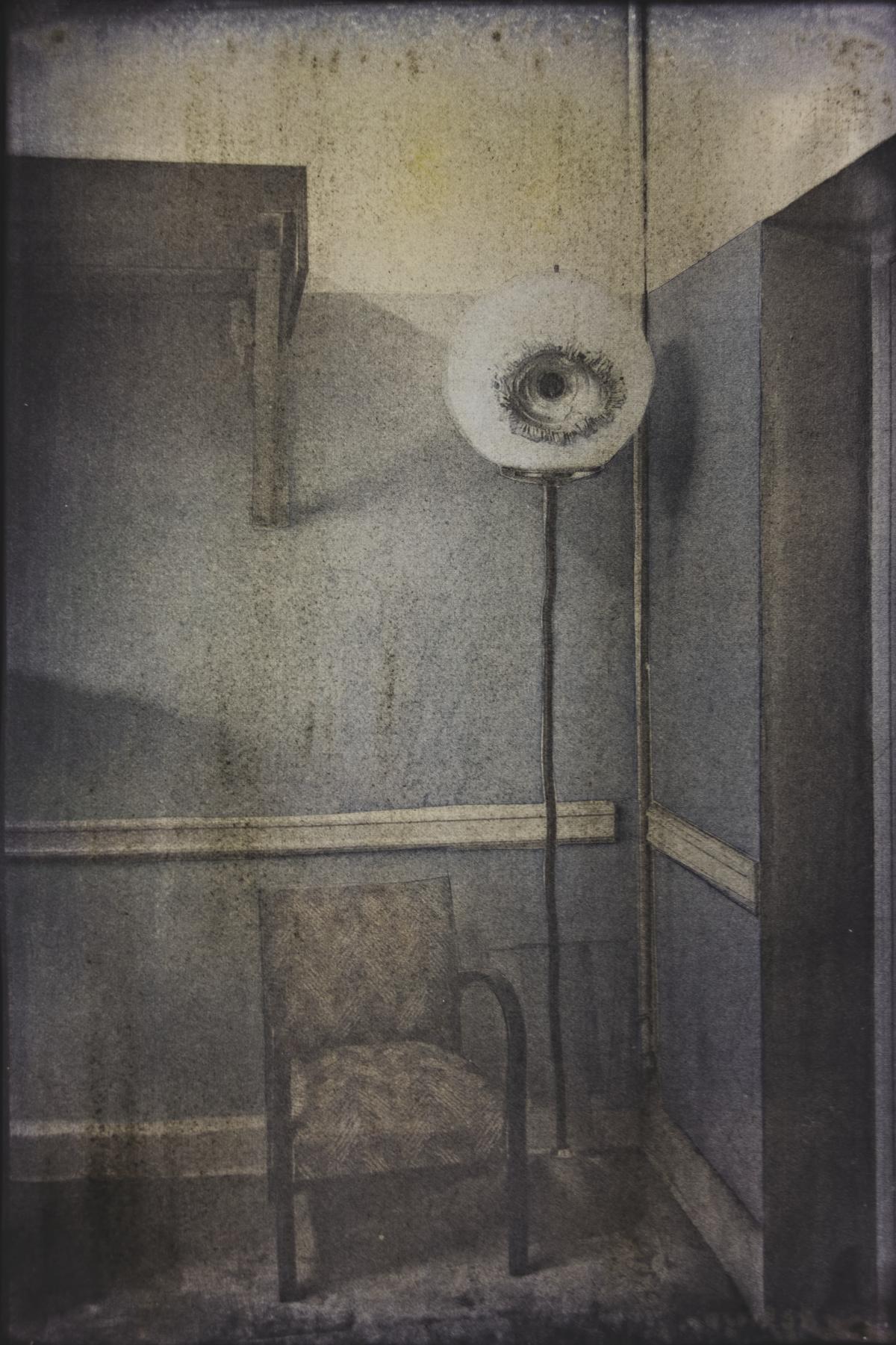The Lamp<br><small>Kallitype, colorized</small>